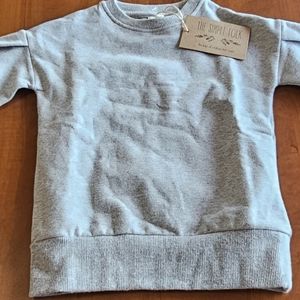 New the simple folk  18-24 months baby toddler girl the over sized fleece dress